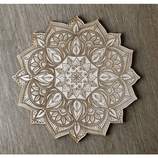 Mandala Crystal Grid 16 - Spiral Circle