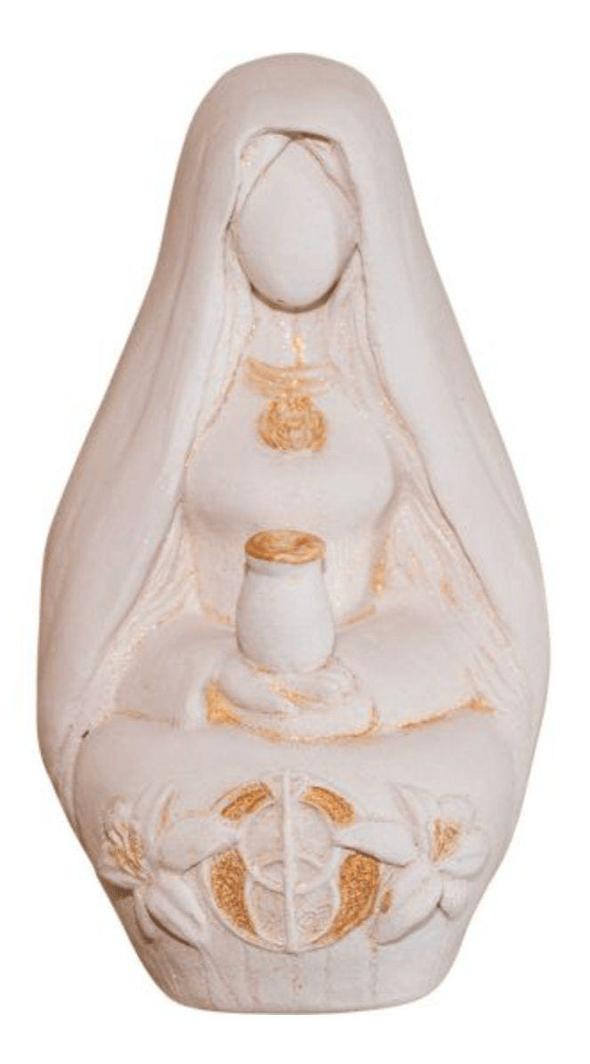 Mary Magdalene Figurine | Gypsum Cement - Spiral Circle