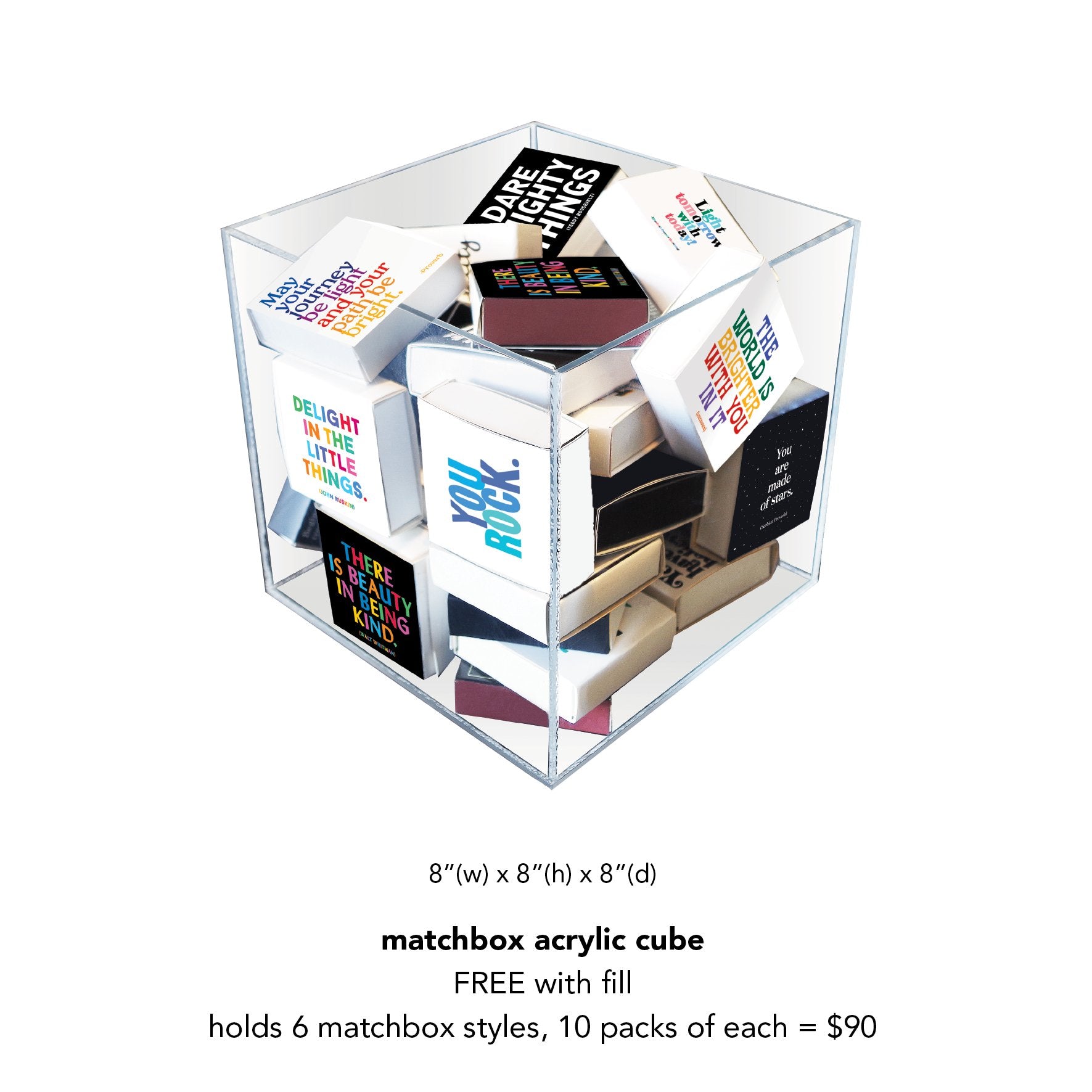 Matchboxes - X320 - May Your Journey Be Light (Proverb) - Spiral Circle