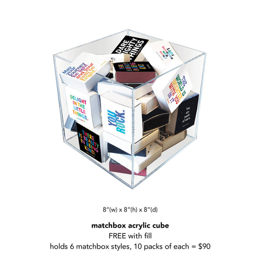 Matchboxes - X320 - May Your Journey Be Light (Proverb) - Spiral Circle