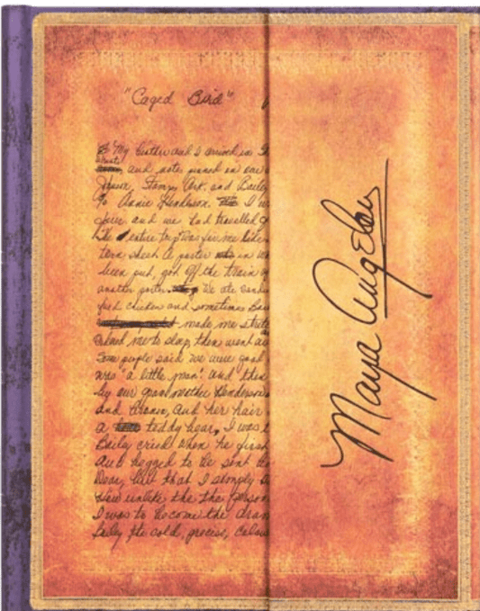 Maya Angelou - I Know Why the Caged Bird Sings | Hard Cover Journal - Spiral Circle