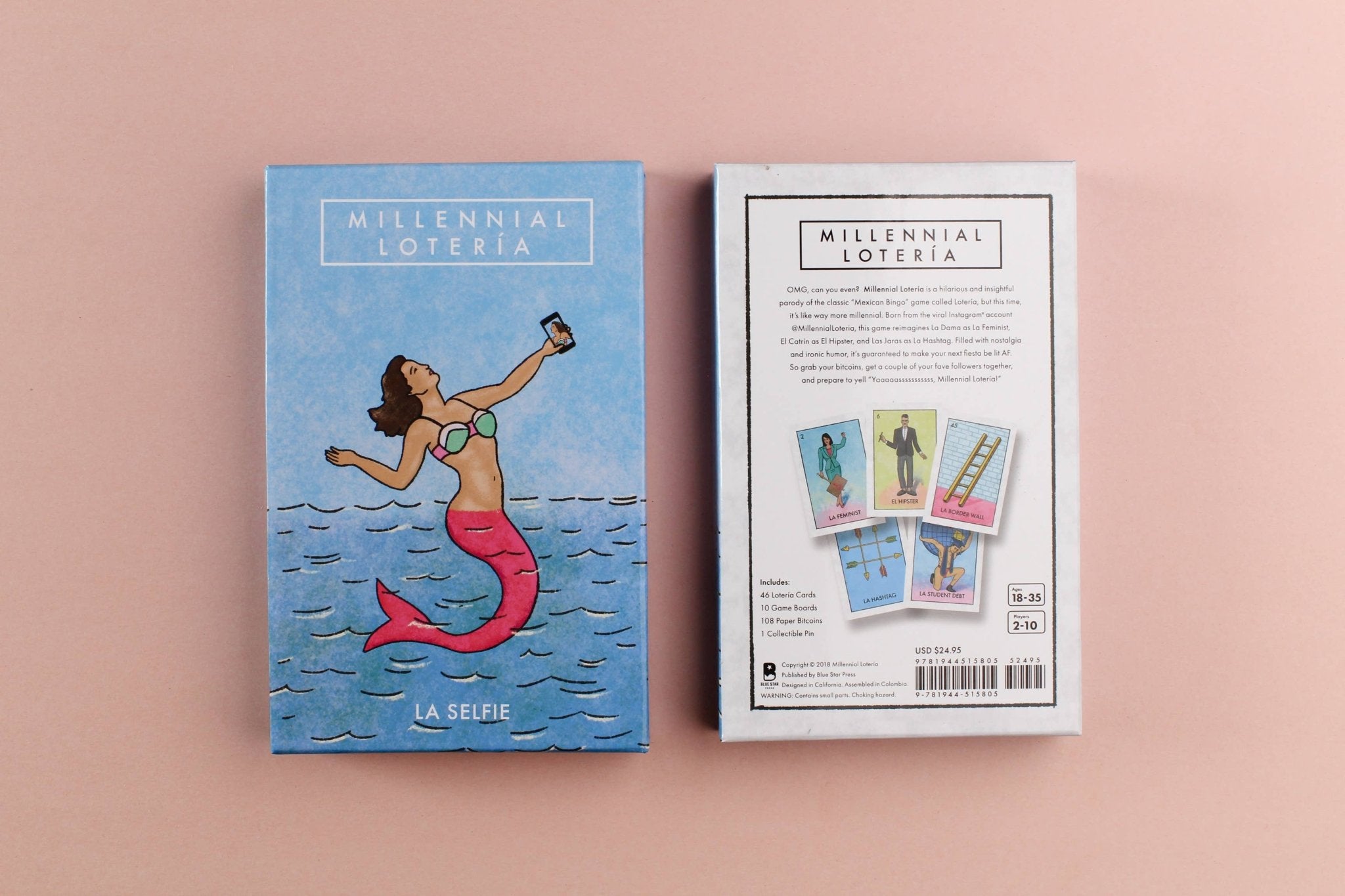 Millennial Loteria Board Game - Spiral Circle