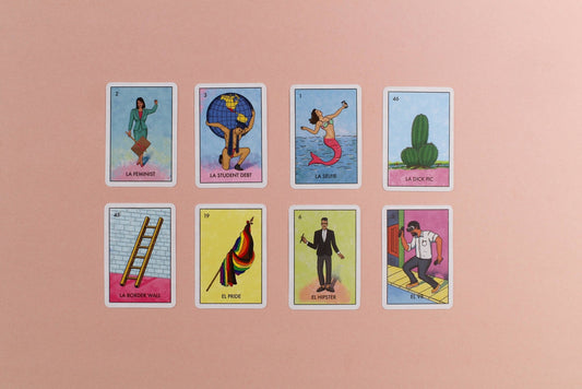 Millennial Loteria Board Game - Spiral Circle