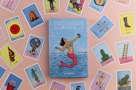 Millennial Loteria Board Game - Spiral Circle