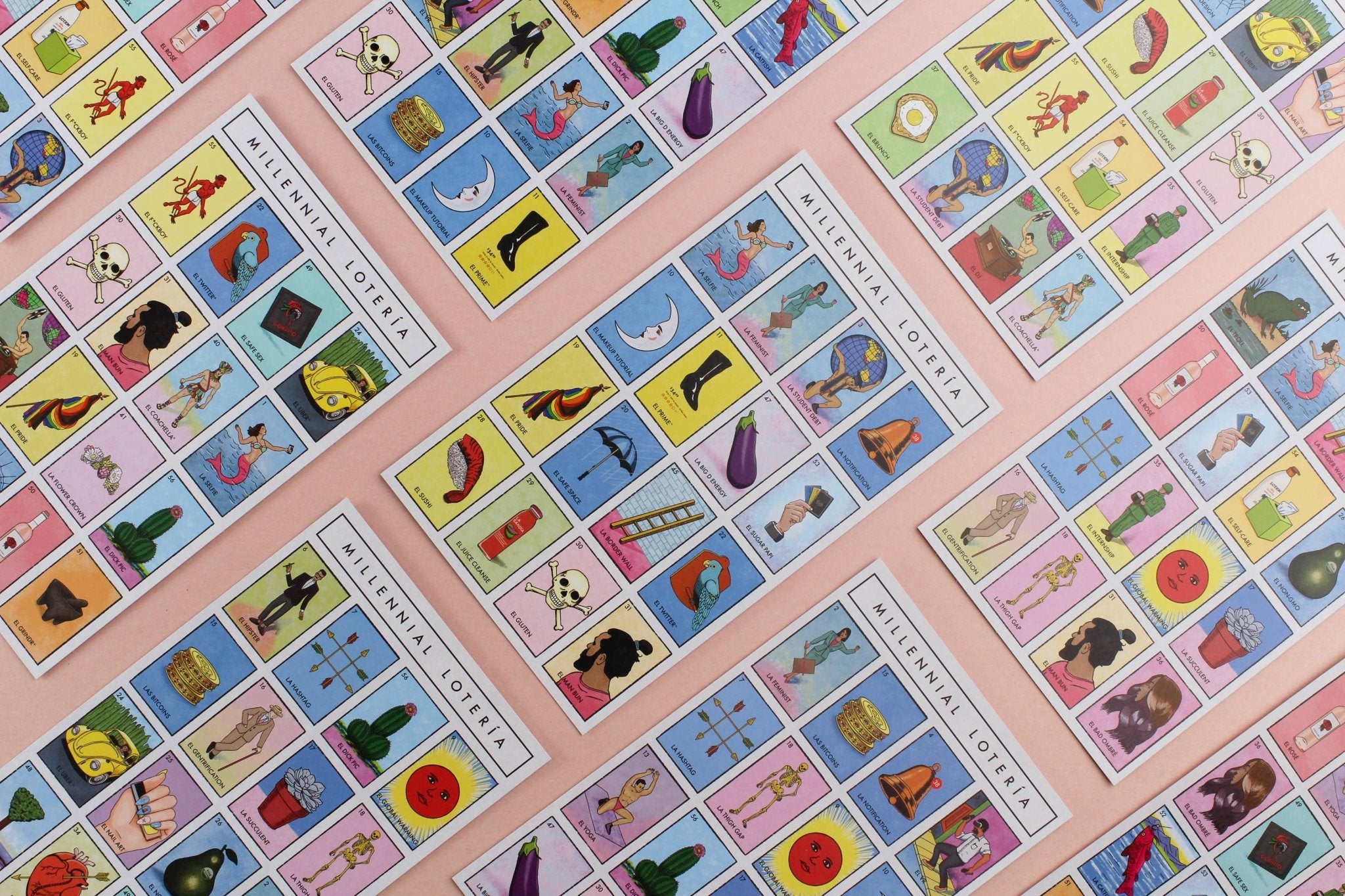 Millennial Loteria Board Game: El Adult Expansion Pack - Spiral Circle