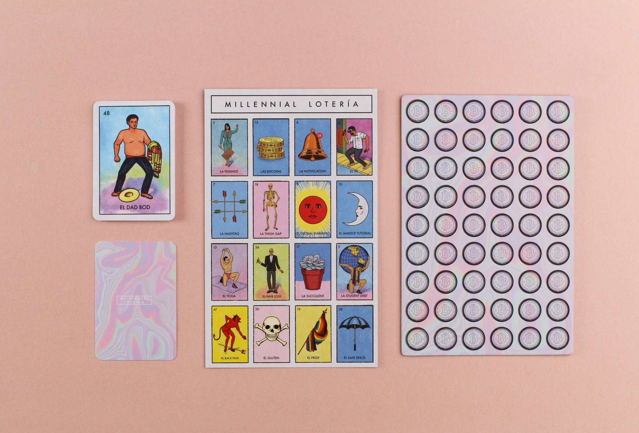 Millennial Loteria Board Game: El Midlife Crisis Expansion - Spiral Circle