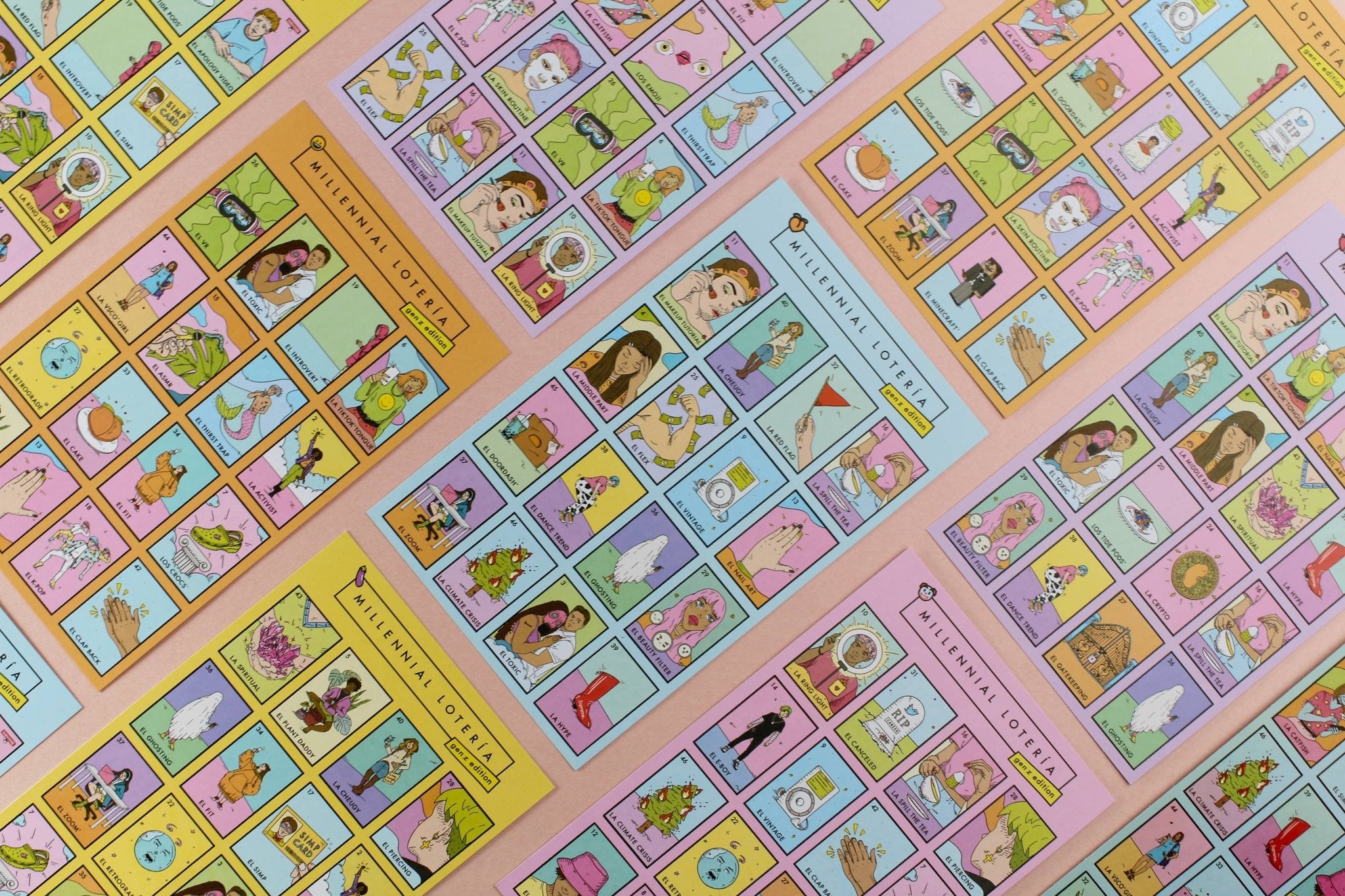 Millennial Loteria: Gen Z Edition - Spiral Circle