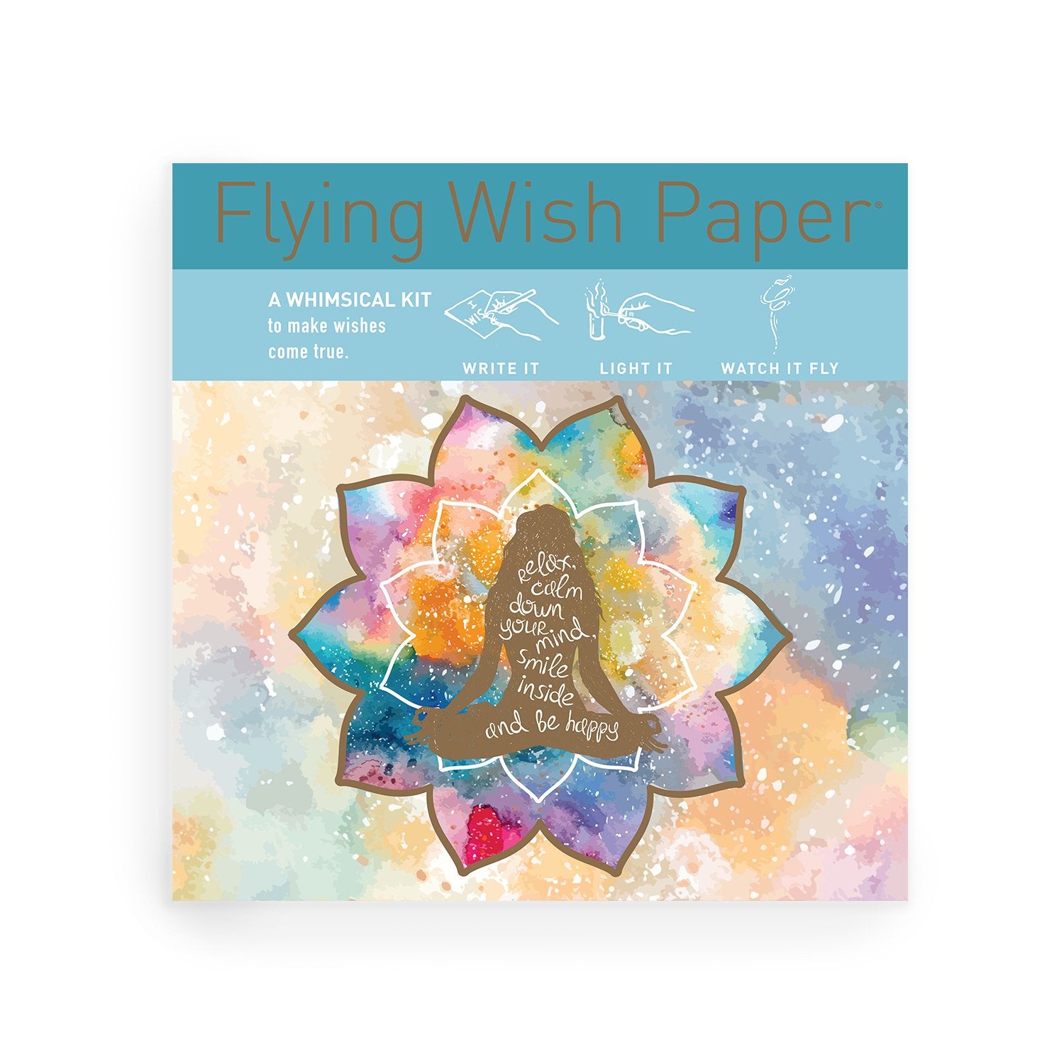 MINDFUL Wish Paper |Mini kit with 15 Wishes + accessories - Spiral Circle