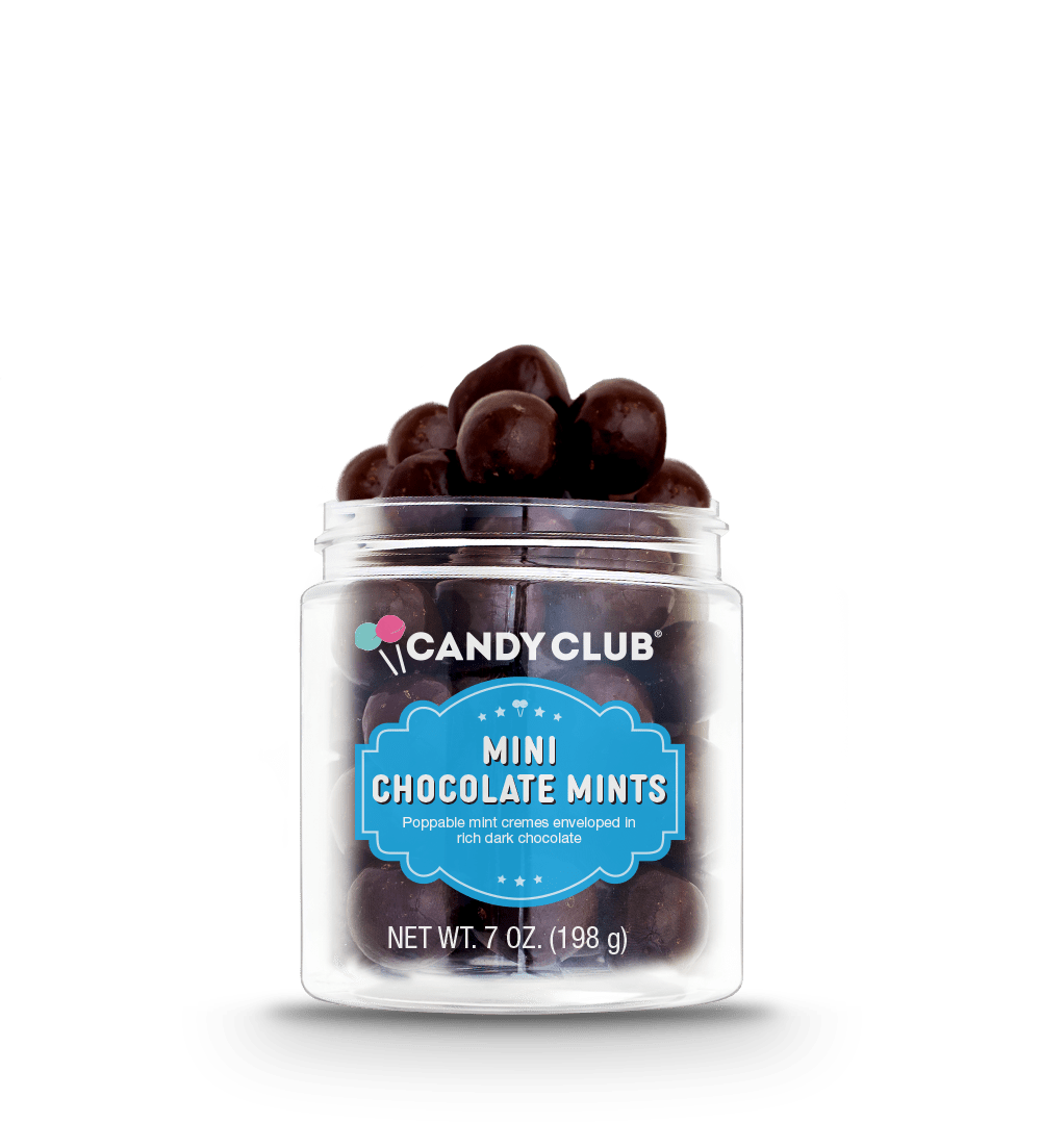 Mini Mint Chocolate Candies - Spiral Circle