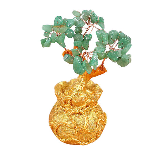 Mini Money Tree - Jade - Spiral Circle