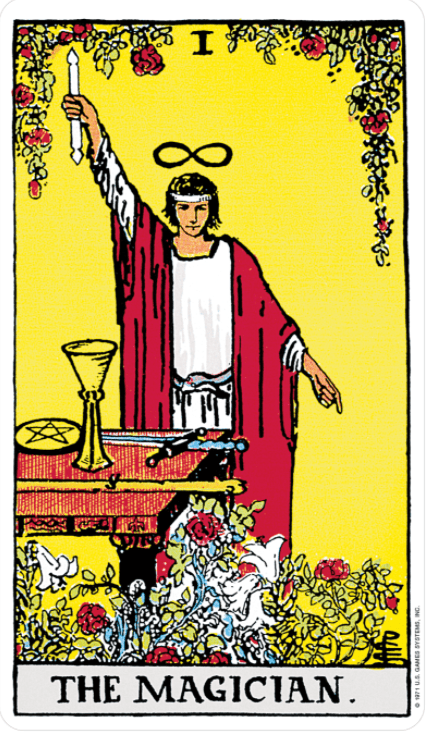 Mini Rider-Waite Tarot Deck - Spiral Circle