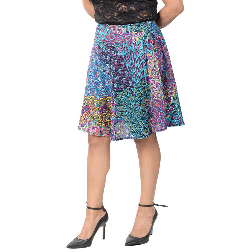 Mini Skirt - Spiral Circle