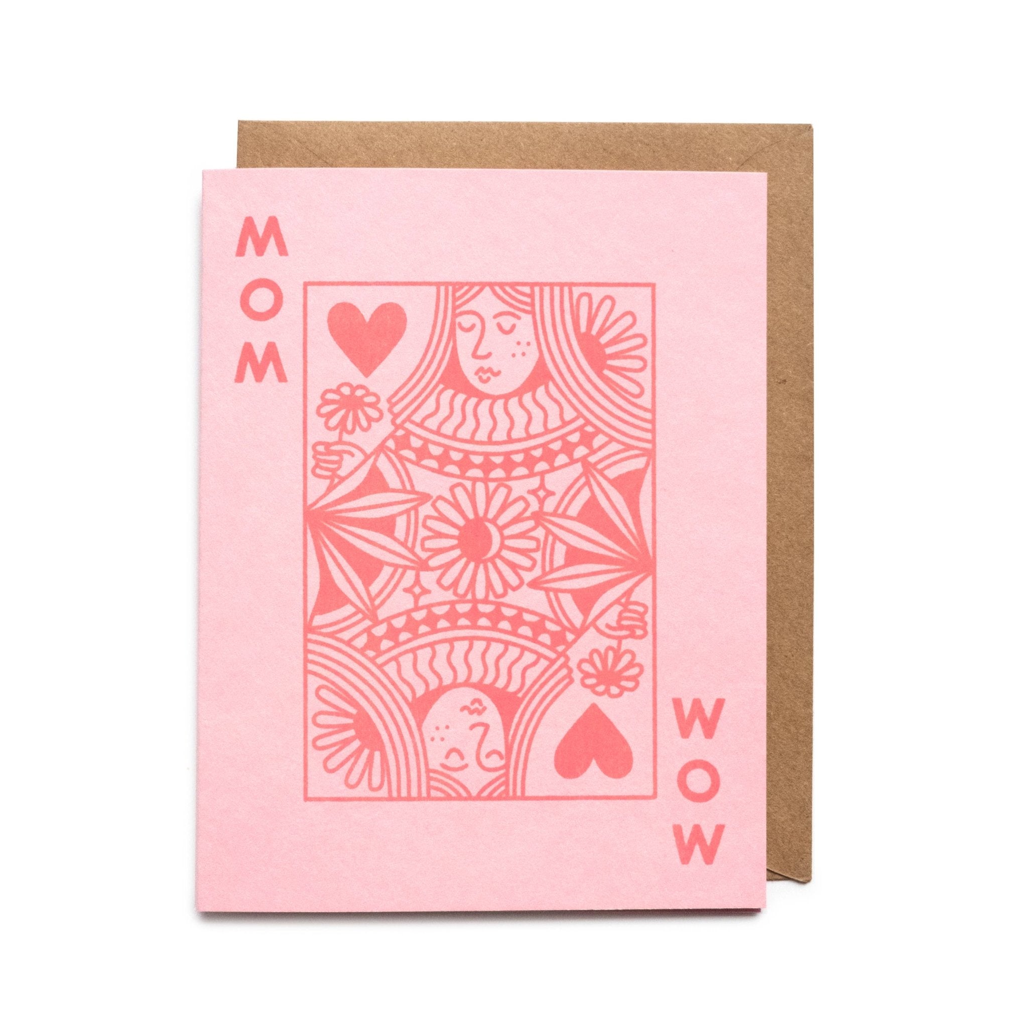 Mom Queen Card - Spiral Circle