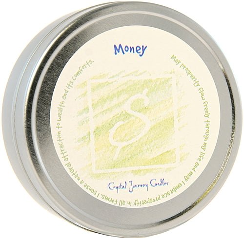 Money | Candle in Travel Tin - Spiral Circle