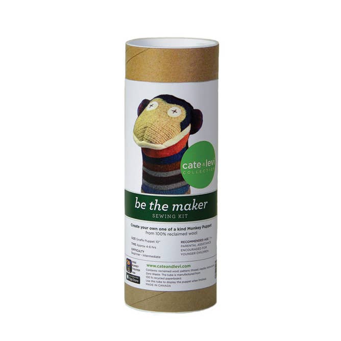 Monkey Puppet Making Kit - Spiral Circle