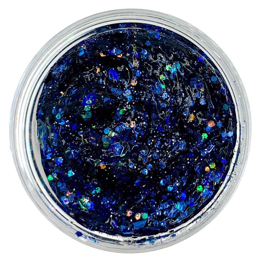 Moon Dance | Blue Glitter - Spiral Circle