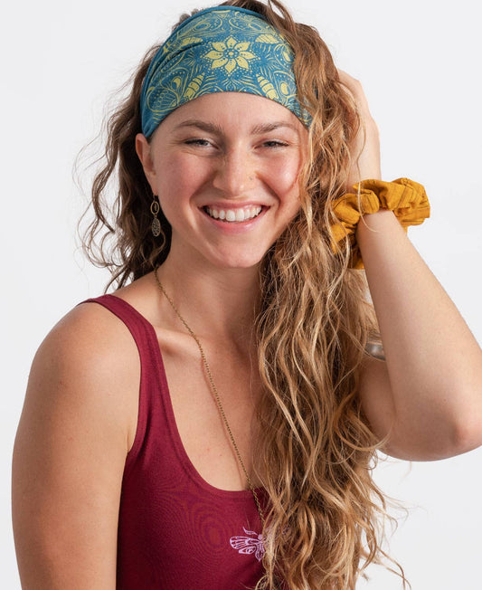 Moon Moth Boho Headband - Spiral Circle
