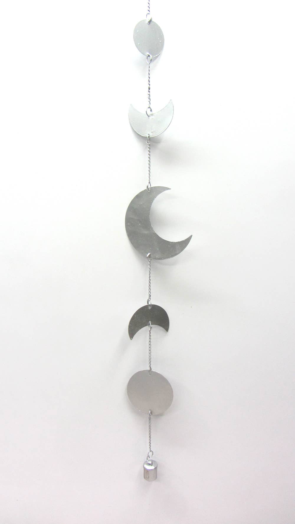 Moon Phase Chime | Silver - Spiral Circle