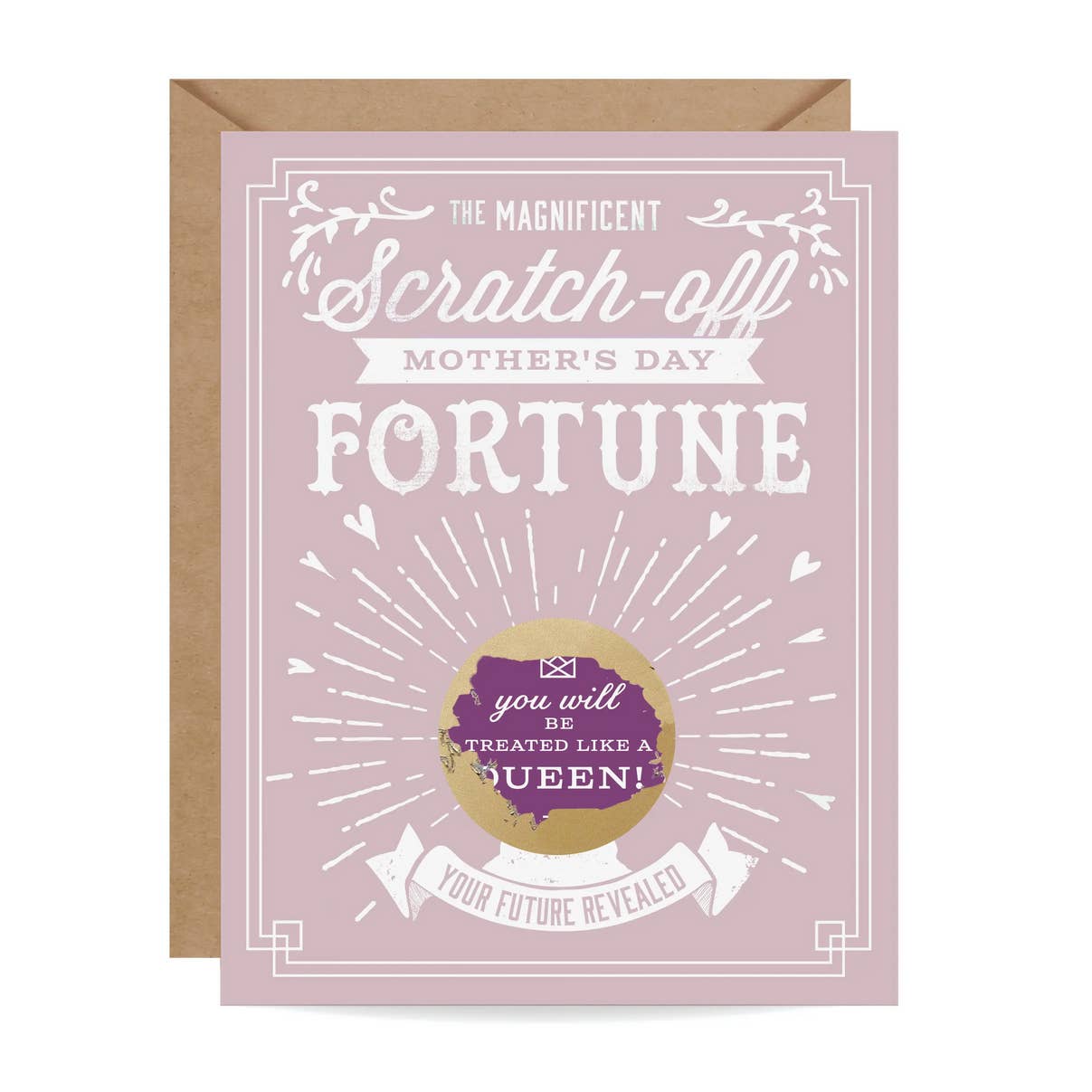 Mother's Day Fortune Scratch-off - Spiral Circle