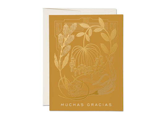 Muchas Gracias | Thank You Greeting Card - Spiral Circle