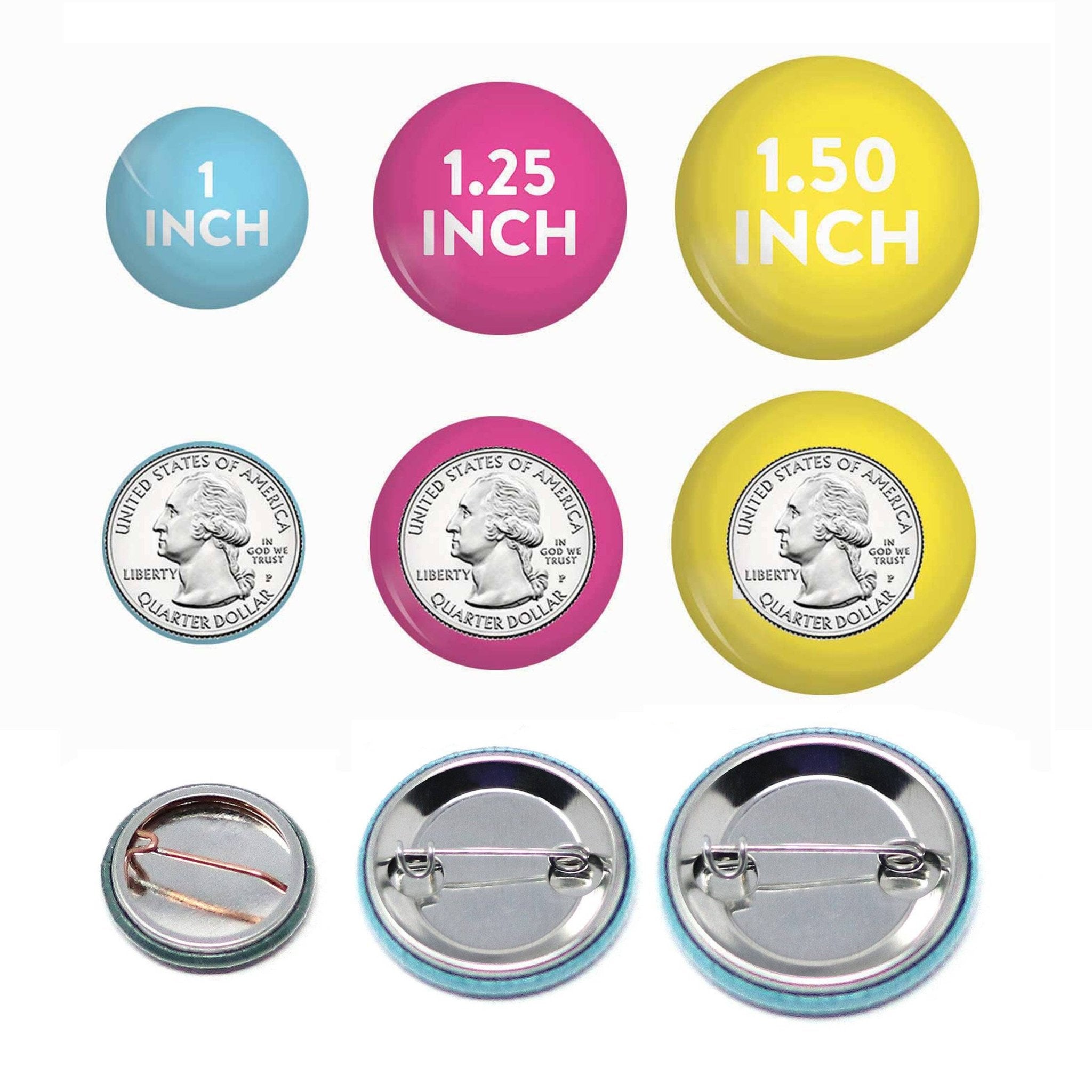 Mx. Pinback Button - Spiral Circle