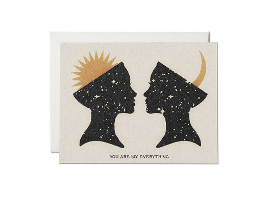 My Everything | Love Greeting Card - Spiral Circle