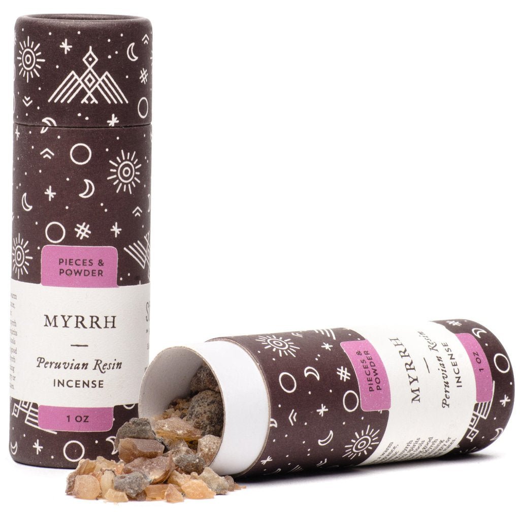Myrrh | Peruvian Resin Incense | Pieces and Powders - Spiral Circle