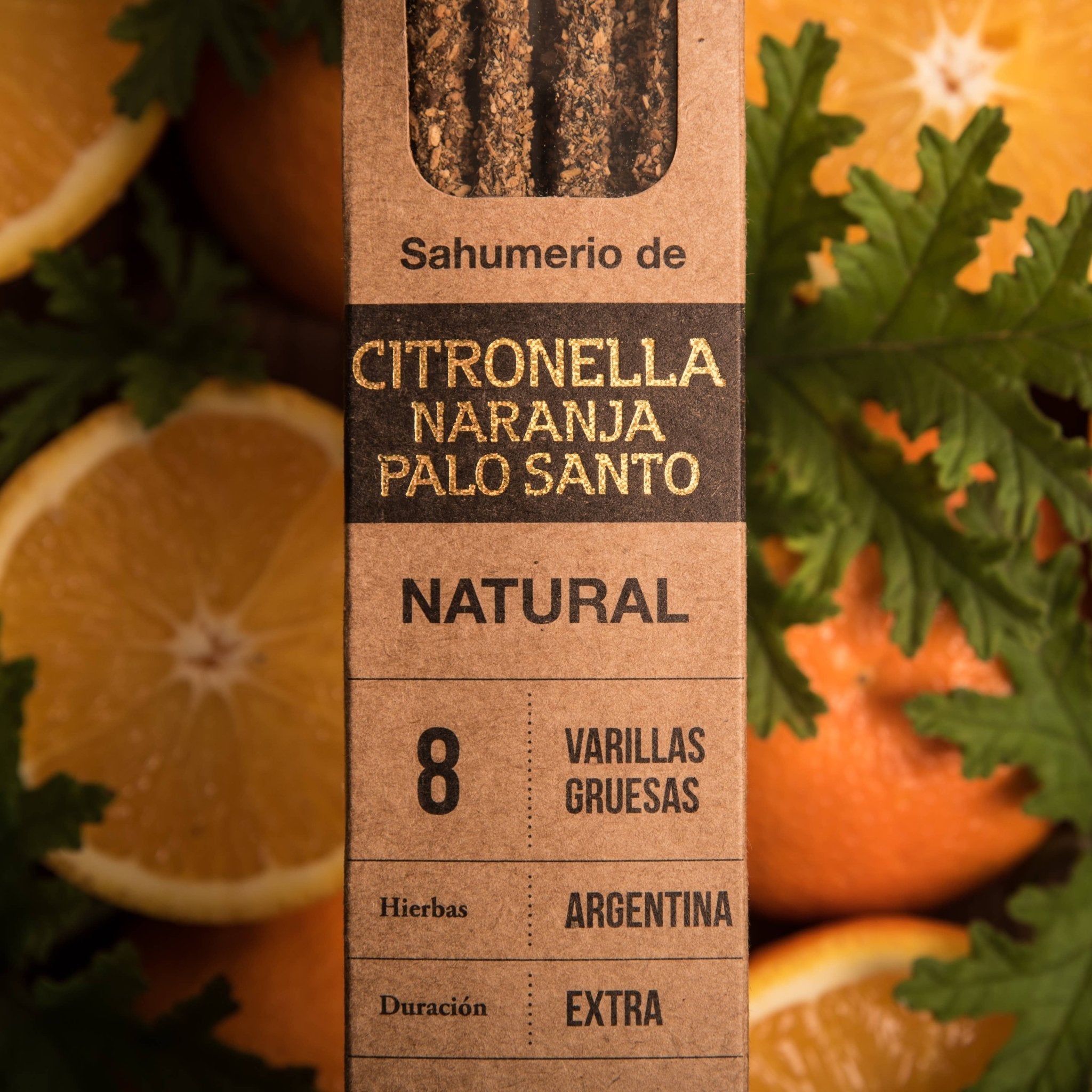 Natural Resin Incense Sticks | Citronella & Orange - Spiral Circle