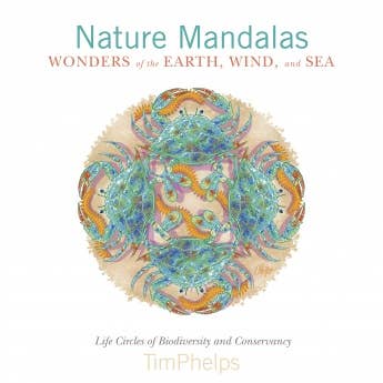 Nature Mandalas Wonders of the Earth Wind and Sea - Spiral Circle