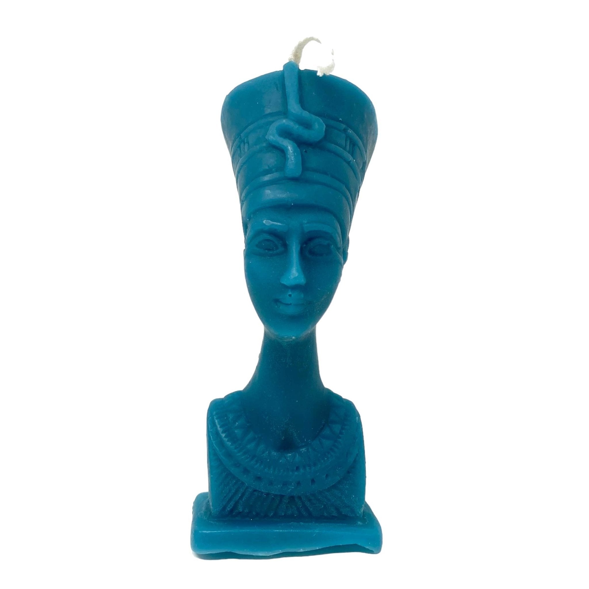 Nefertari Queen of Egypt Beeswax Candle | 4.5 Inches Tall - Spiral Circle