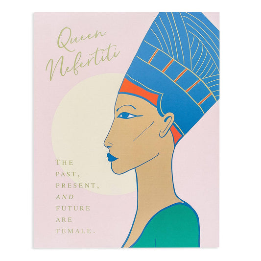 Nefertiti Art Print - 11" X 14" - Spiral Circle