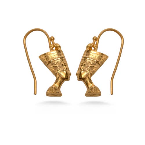 Nefertiti Earrings - Spiral Circle