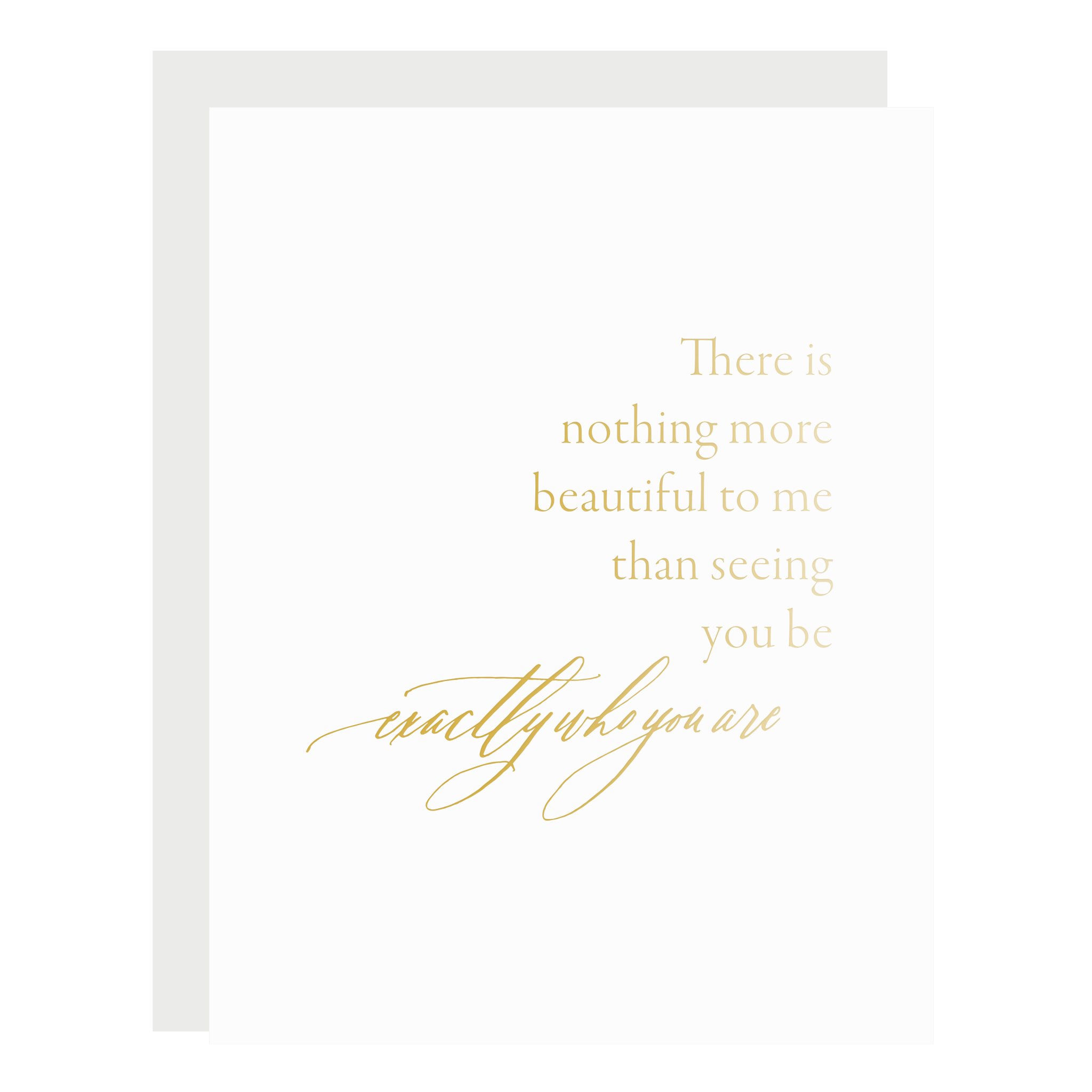 Nothing More Beautiful Card - Spiral Circle