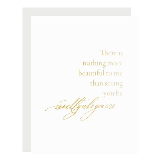 Nothing More Beautiful Card - Spiral Circle