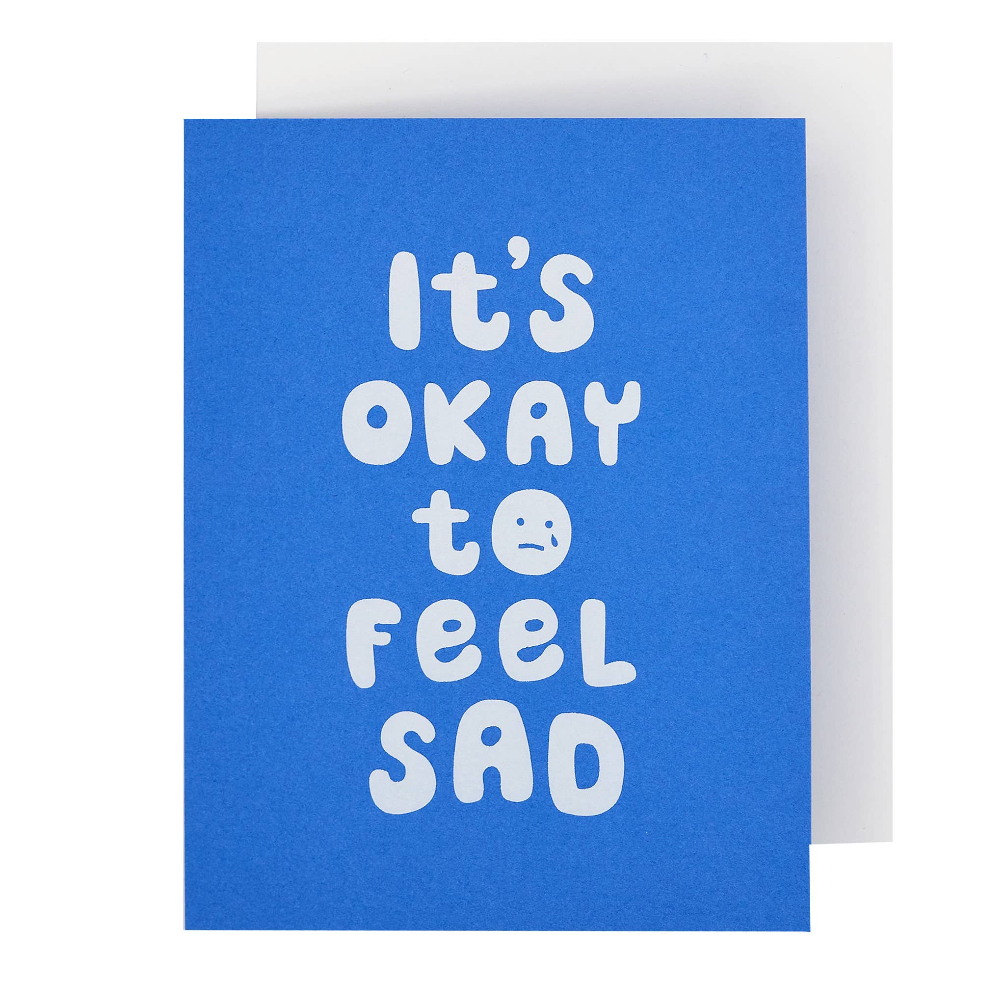 Okay to Feel Sad Sympathy Card - Spiral Circle