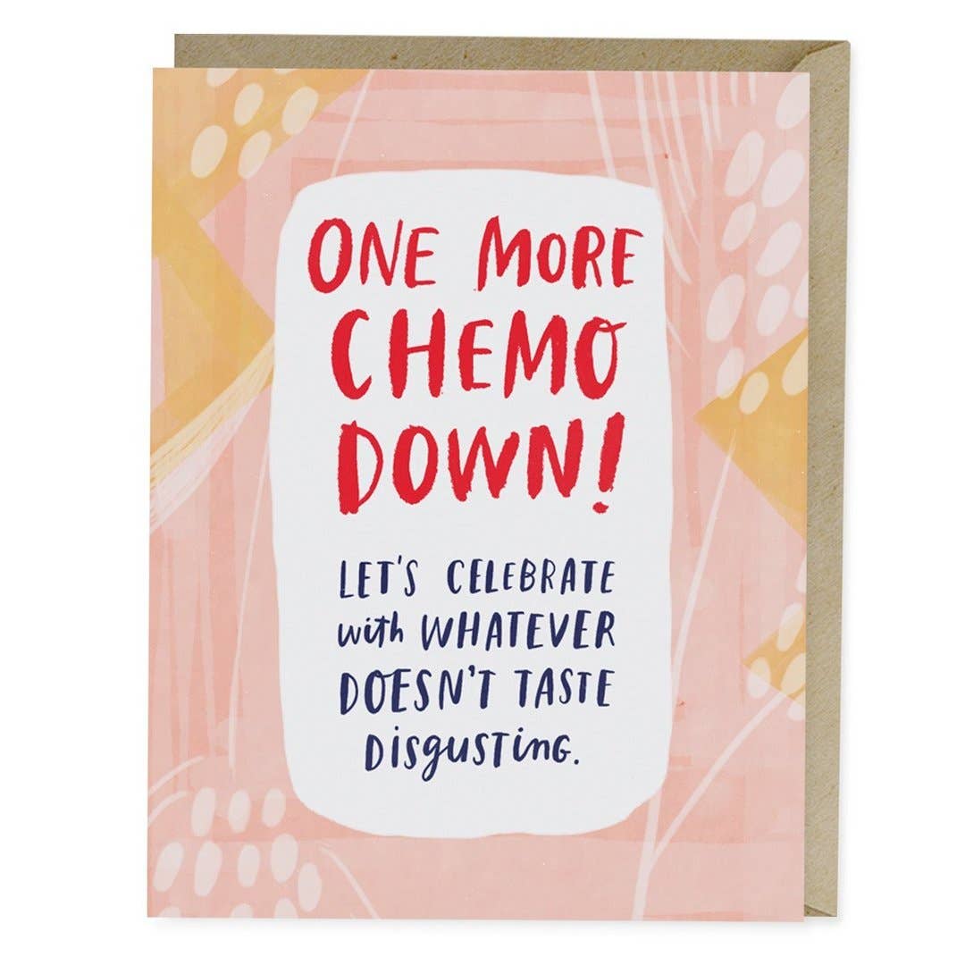 One More Chemo Down Empathy Card - Spiral Circle