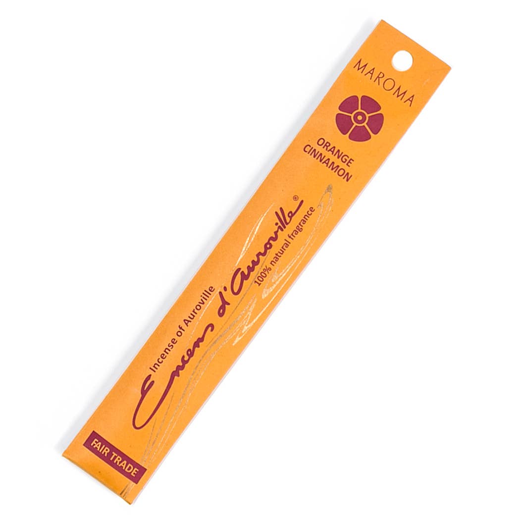 Orange Cinnamon | Premium Incense Stick - Spiral Circle