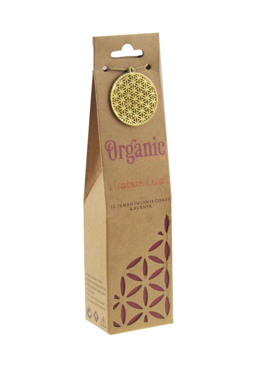 Organic Goodness Incense Cones - Arabian Oudh - Spiral Circle