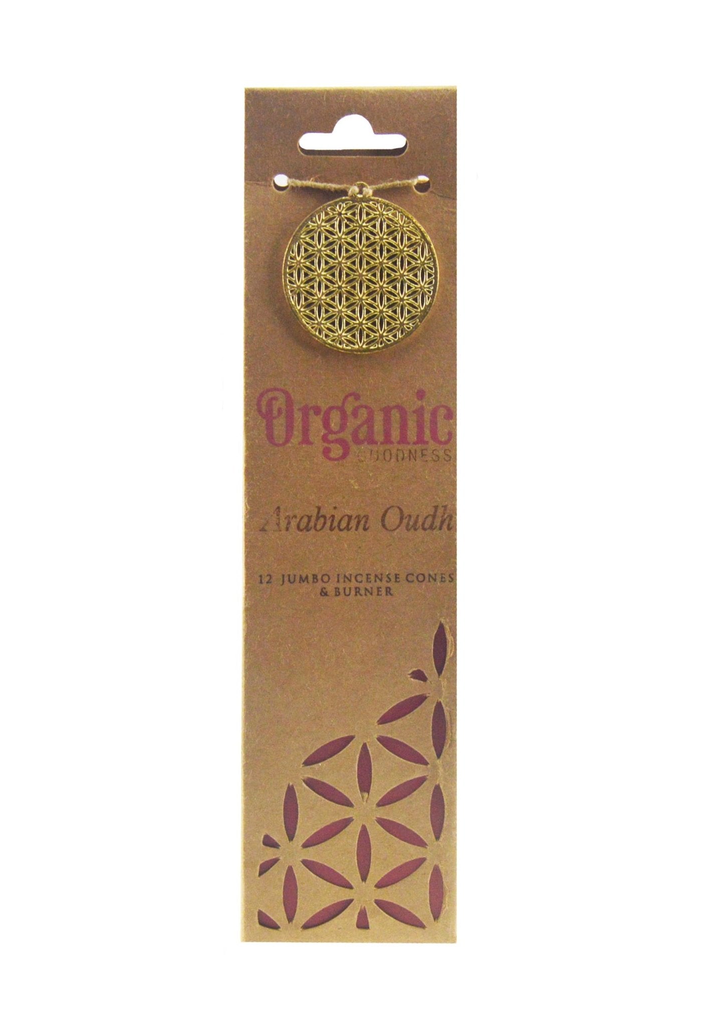 Organic Goodness Incense Cones - Arabian Oudh - Spiral Circle