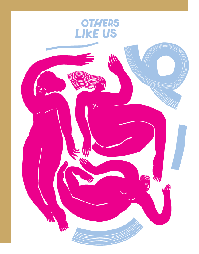 Others Like Us | Greeting Card - Spiral Circle