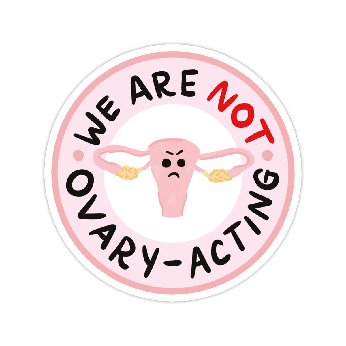 Ovary-acting Sticker - Spiral Circle