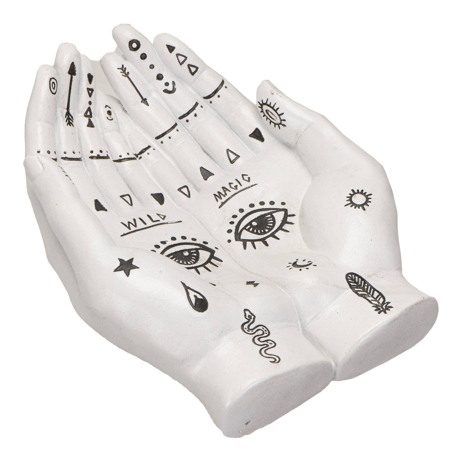Palmistry Hands Tray - Spiral Circle