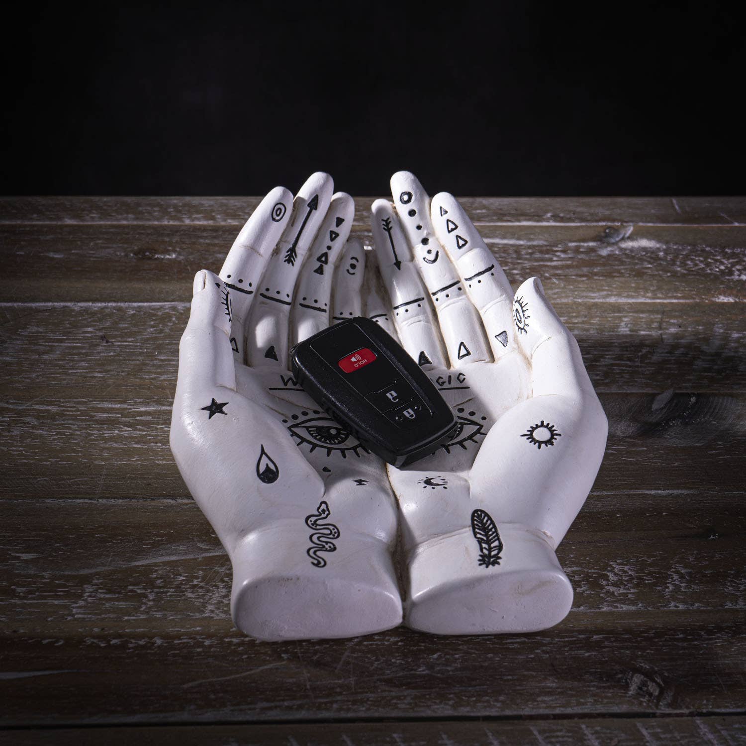 Palmistry Hands Tray - Spiral Circle