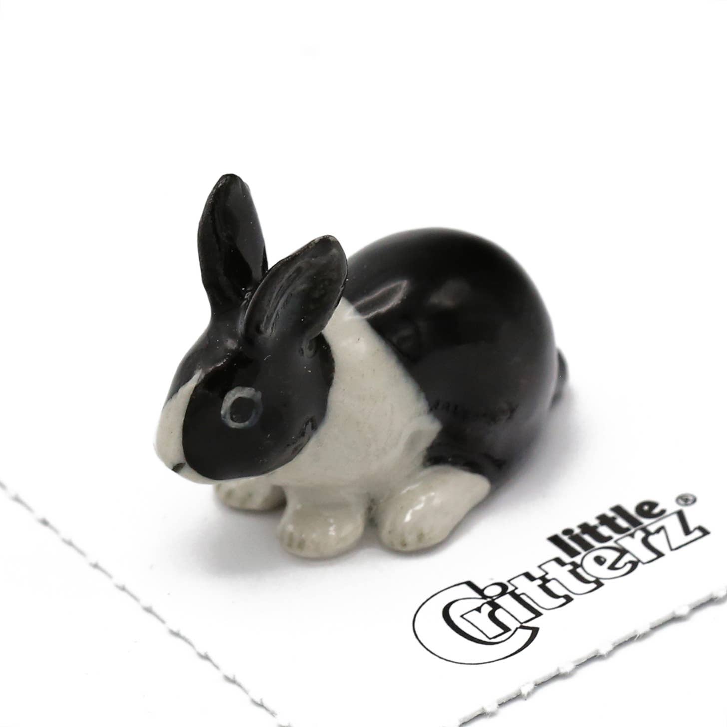 Panda Bunny | Porcelain Miniature - Spiral Circle