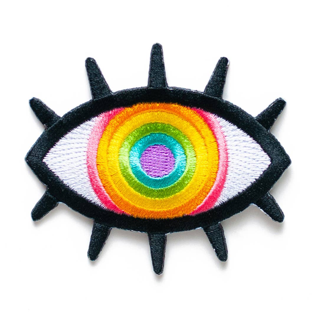 Patch | Rainbow Eye - Spiral Circle