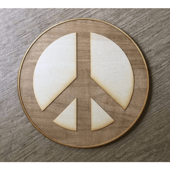Peace Crystal Grid - Spiral Circle