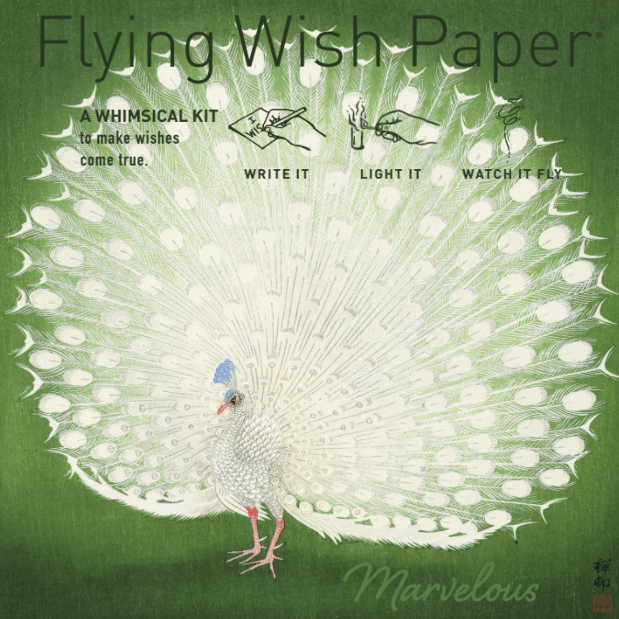 PEACOCK / Fall / Mini kit w 15 Wishes + access. - Spiral Circle
