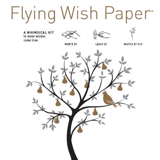 Pear Tree | Flying Wish Paper Kit | Mini - Spiral Circle