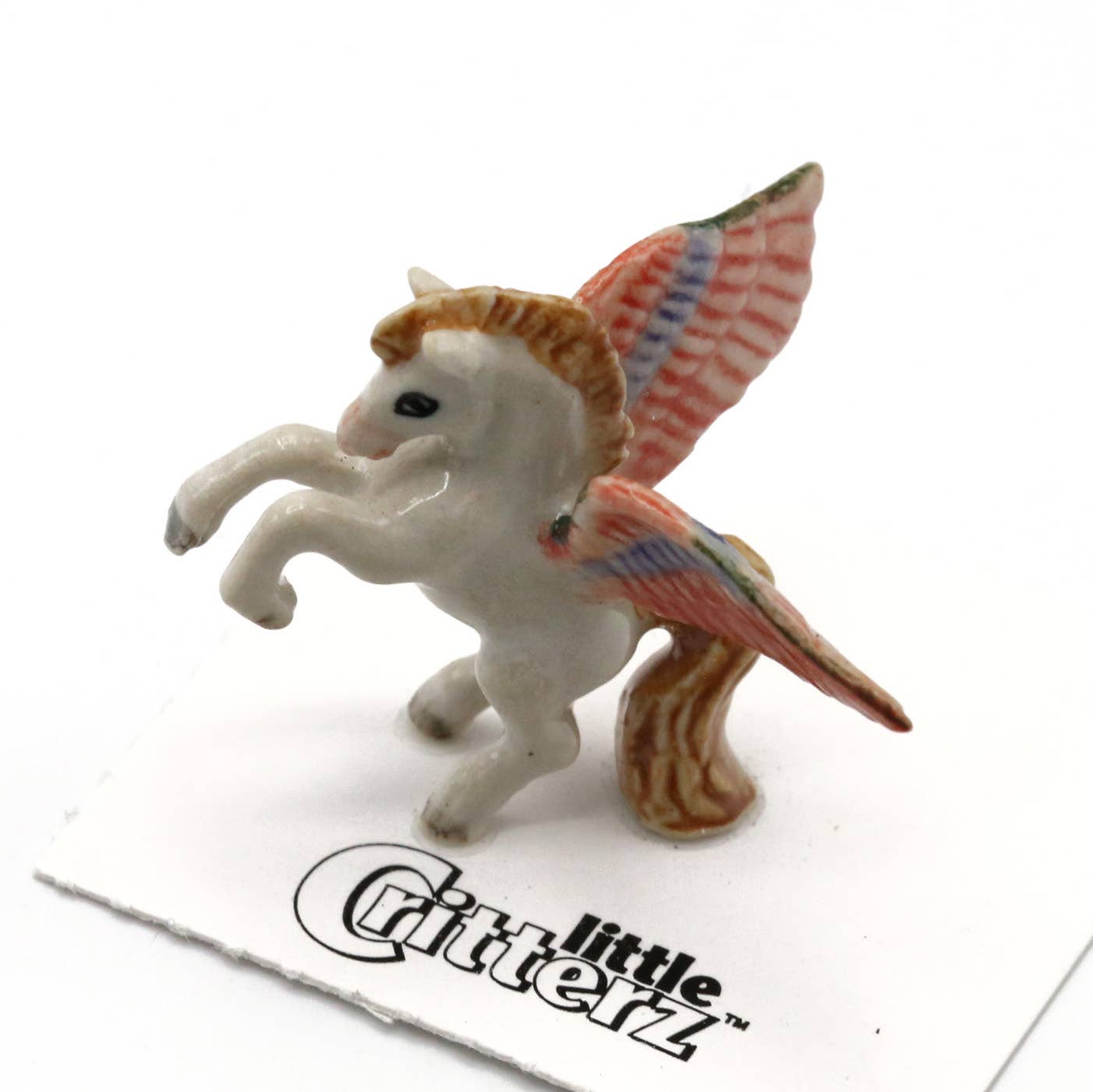 Pegasus Winged Horse | Porcelain Miniature - Spiral Circle