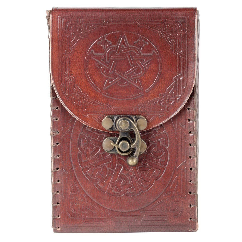 Pentagram Tarot Card Holder - Spiral Circle